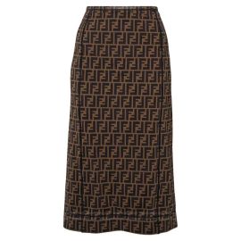 Fendi Monogram Logo Skirt at Farfetch